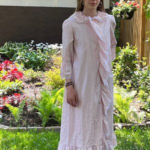 1980s Vintage girl’s nightgown/duster set by Canadian designer Elen Henderson